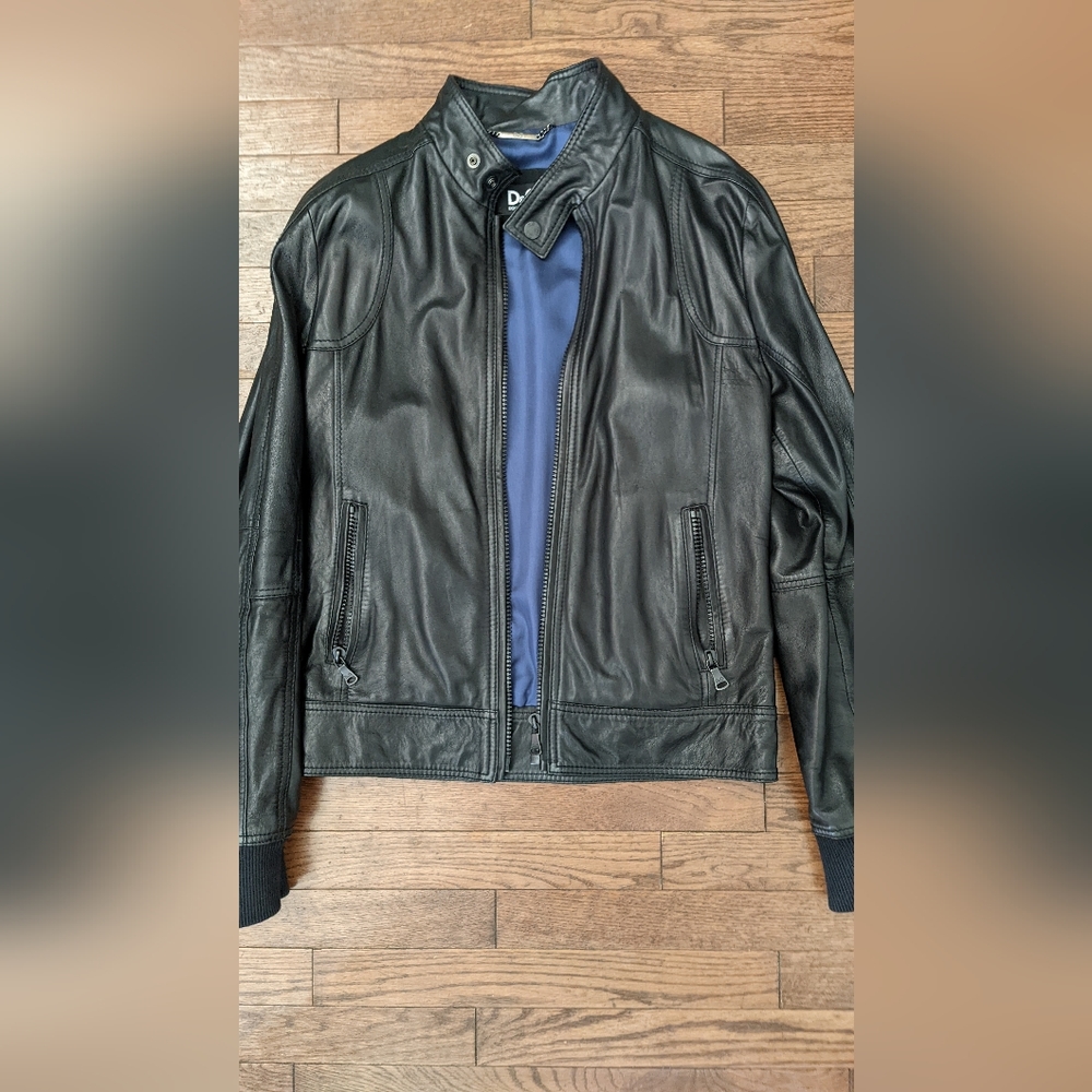 D&G Lambskin Leather Jacket